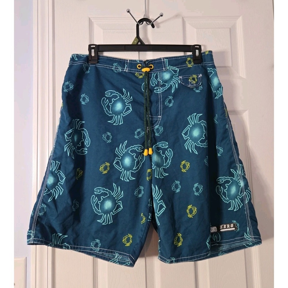 Zero Classic Wear Mens‎ Board Shorts Size XL Ocean Designs